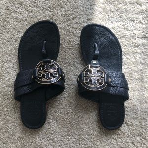 Tory burch black sandals
